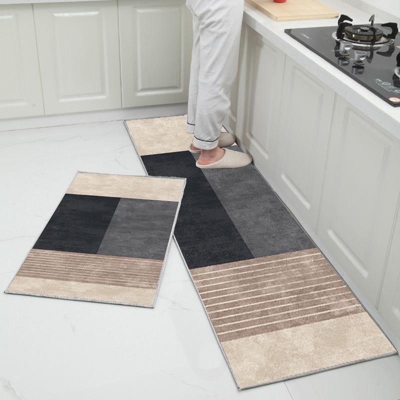 Extra Large Size Anti Slip Water Absorbent Runner With Mat (6x2 ft)