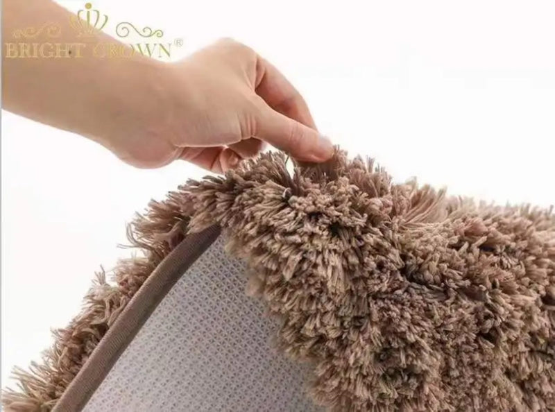 Comfort Shaggy Non Slip Super Absorbent Bath Mat (2.23x1.5 ft)