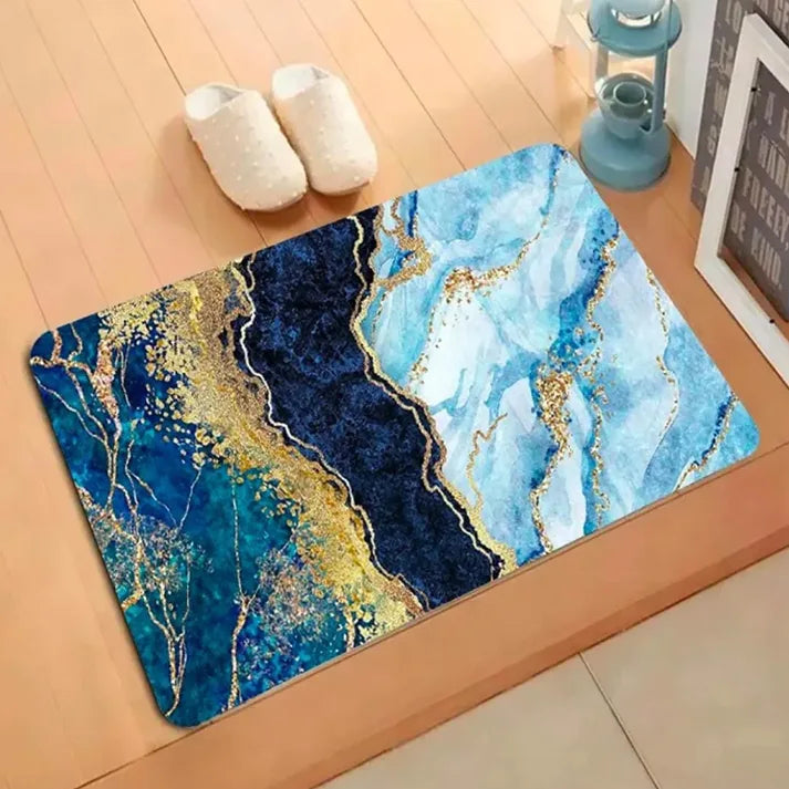 Anti Slip Water Absorbent Bathroom Mat (Large Design 13)