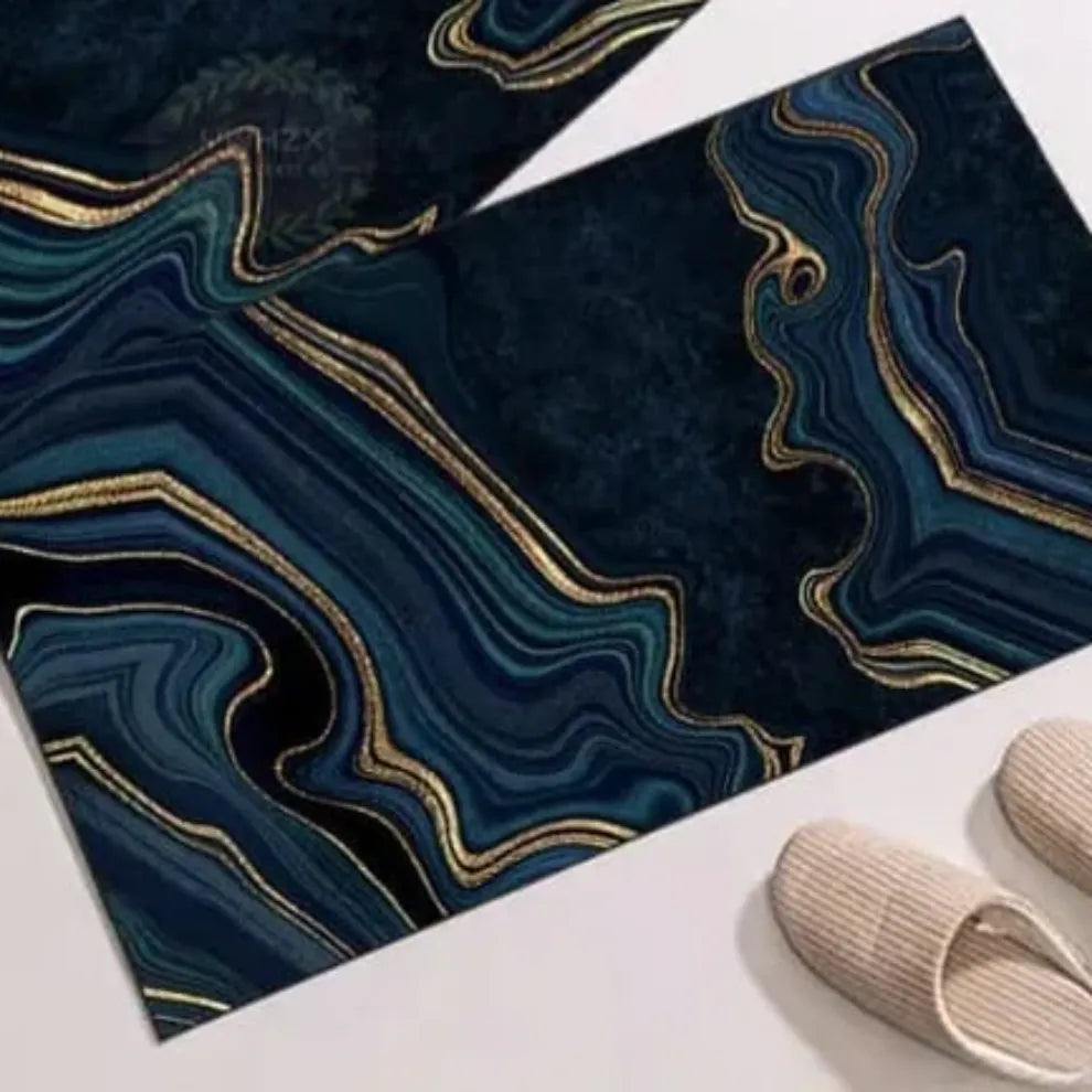 2 Pcs Large Size Water Absorbent Anti-Slip Mat (2.25x1.5 ft)