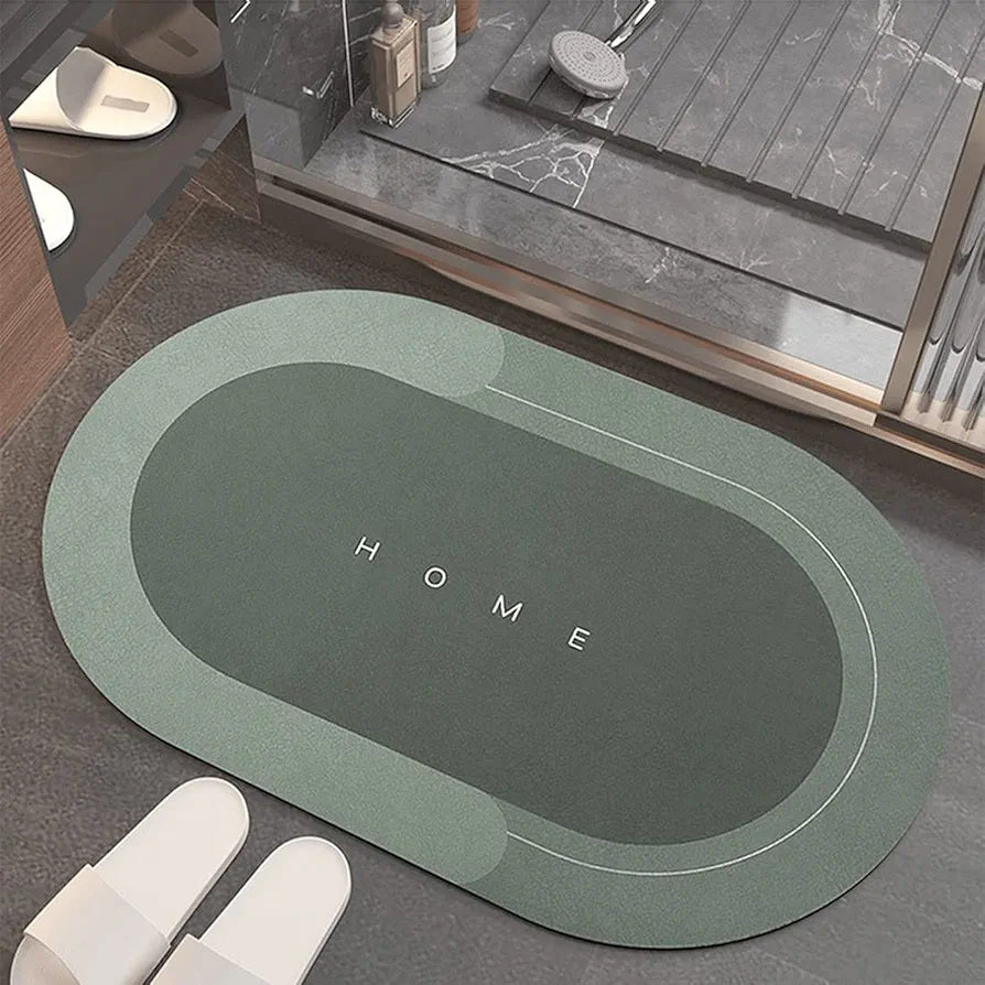 2 Pcs Medium Size Water Absorbent Anti-Slip Mat (2x1.25 ft)