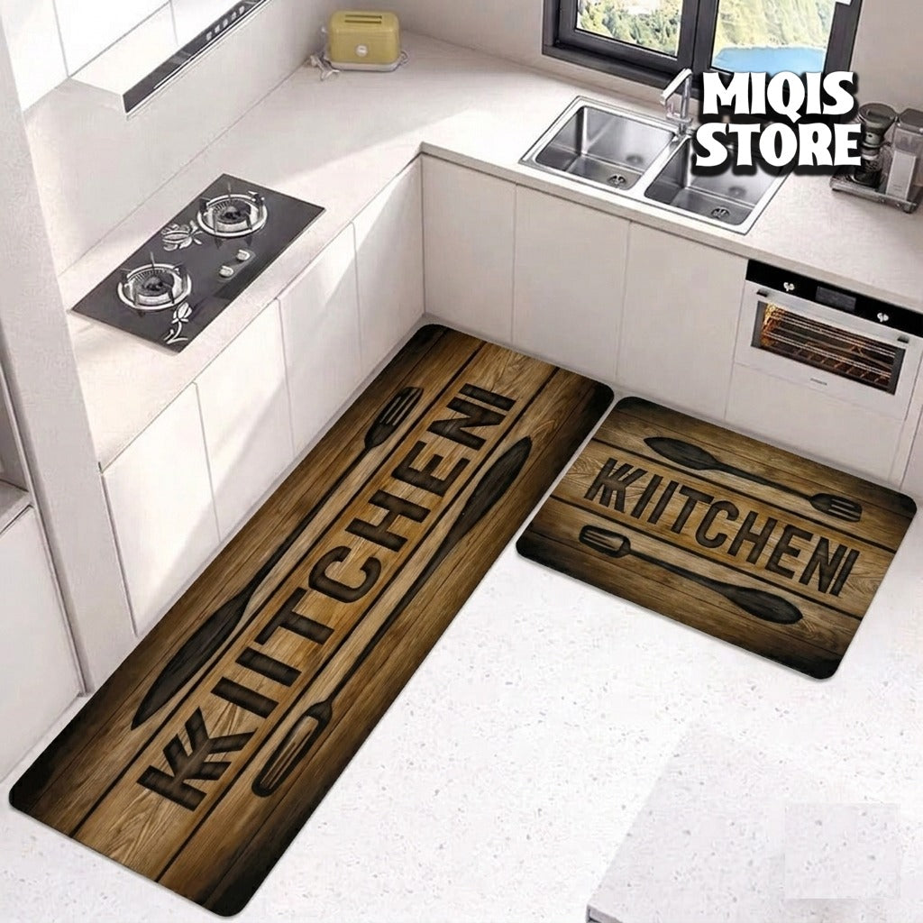 Anti Slip Water Absorbent Runner With Mat