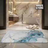 2 Pcs Medium Size Water Absorbent Anti-Slip Mat (2x1.25 ft)