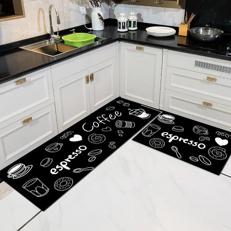Large Size Anti Slip Water Absorbent Runner With Mat  (4.5x1.5 ft)