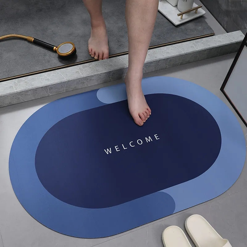 2 Pcs Medium Size Water Absorbent Anti-Slip Mat (FREE DELIVERY😍)