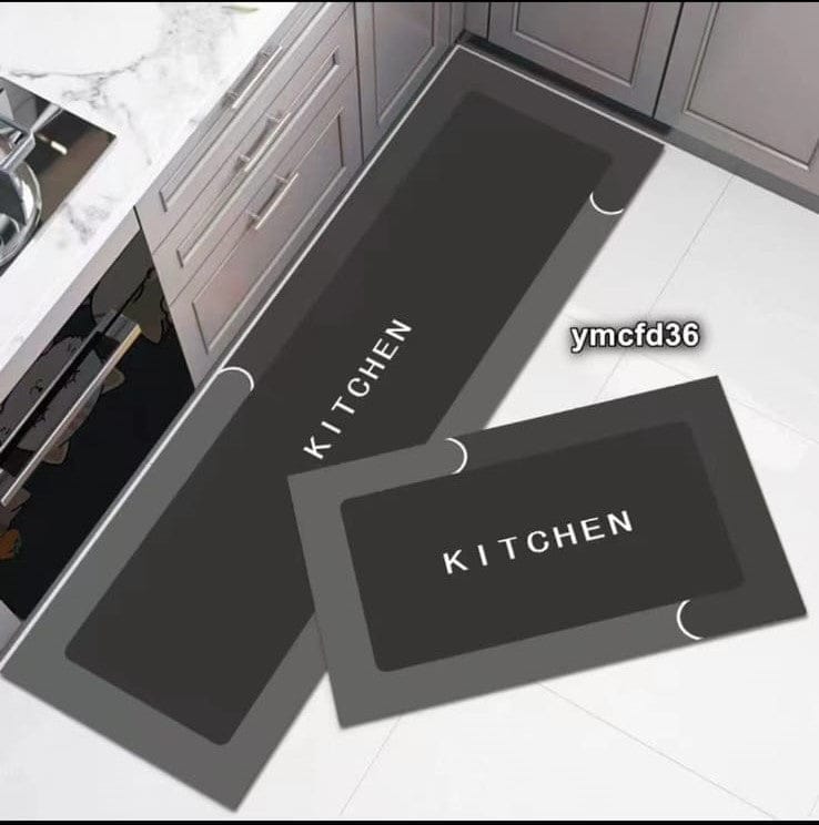 Anti Slip Water Absorbent Runner With Mat (Medium Design 45)