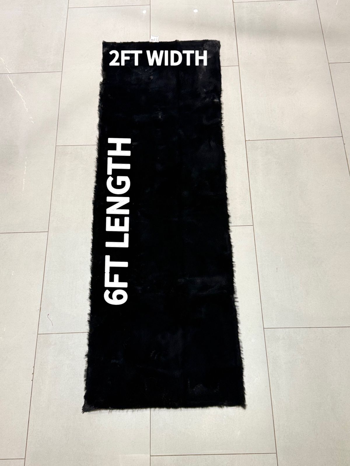 Rabbit Fur Runner 6x2 Ft