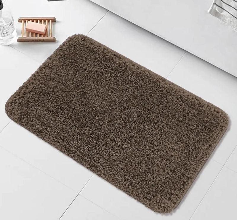 Comfort Shaggy Non Slip Super Absorbent Bath Mat (2.23x1.5 ft)