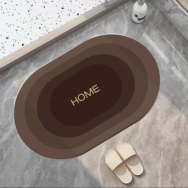 2 Pcs Medium Size Water Absorbent Anti-Slip Mat (2x1.25 ft)