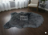 Luxury Soft Faux Sheepskin Rug/Centerpiece 3x2 Ft