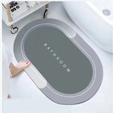 2 Pcs Medium Size Water Absorbent Anti-Slip Mat (2x1.25 ft)