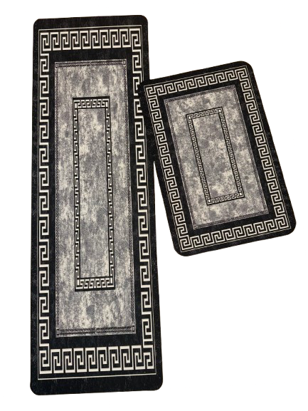 Medium Size Anti Slip Water Absorbent Runner With Mat (4x1.25 ft)