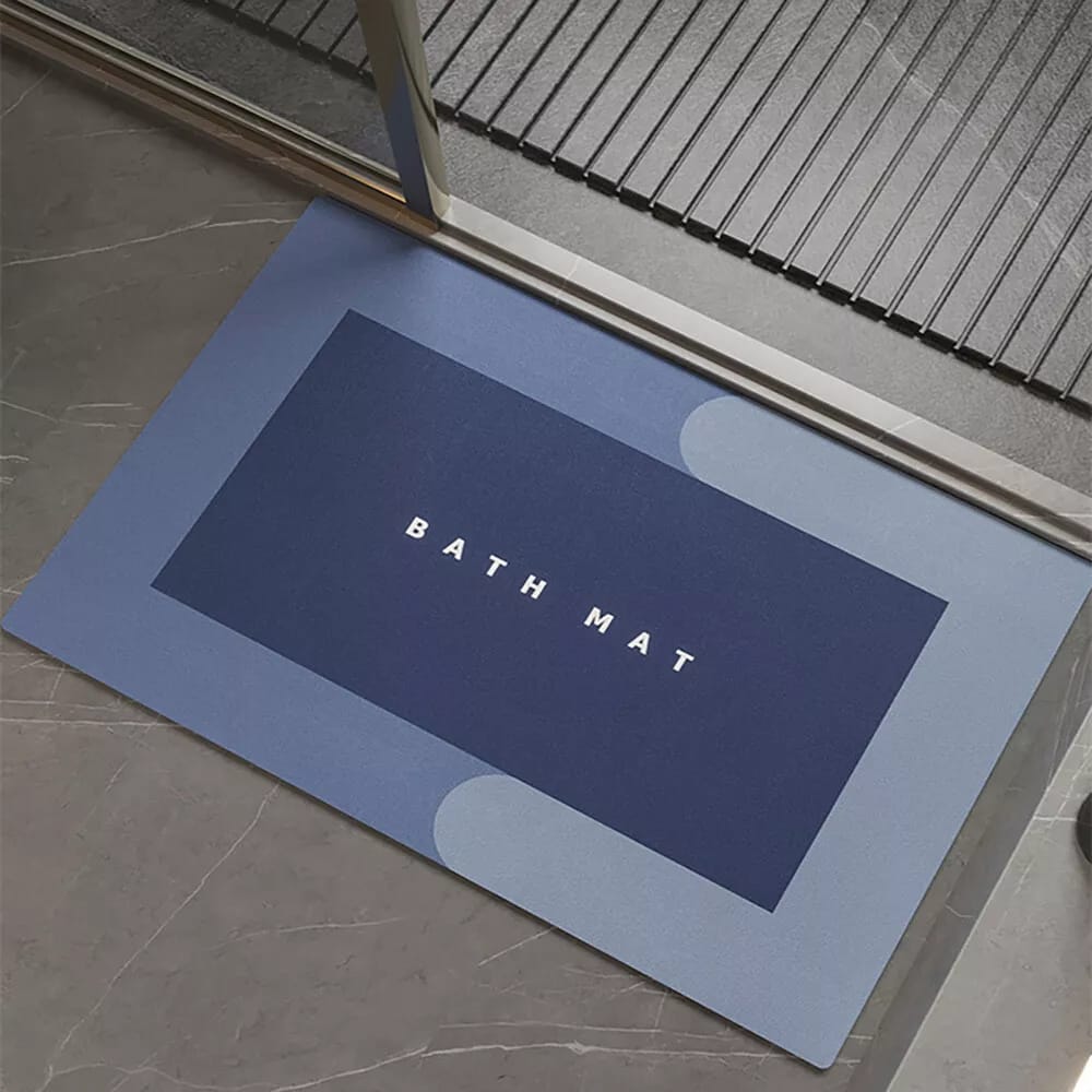 Anti Slip Water Absorbent Bathroom Mat (Medium Design 1)