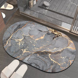2 Pcs Medium Size Water Absorbent Anti-Slip Mat (2x1.25 ft)