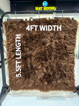 Sheep Fur Rug/Centerpiece 5.5x4 Ft