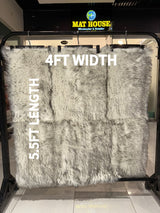 Sheep Fur Rug/Centerpiece 5.5x4 Ft