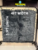 Sheep Fur Rug/Centerpiece 5.5x4 Ft