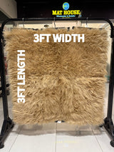 Sheep Fur Rug/Centerpiece 3.28x3.28 Ft