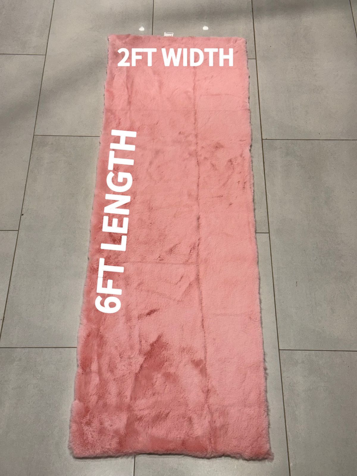 Rabbit Fur Runner 6x2 Ft