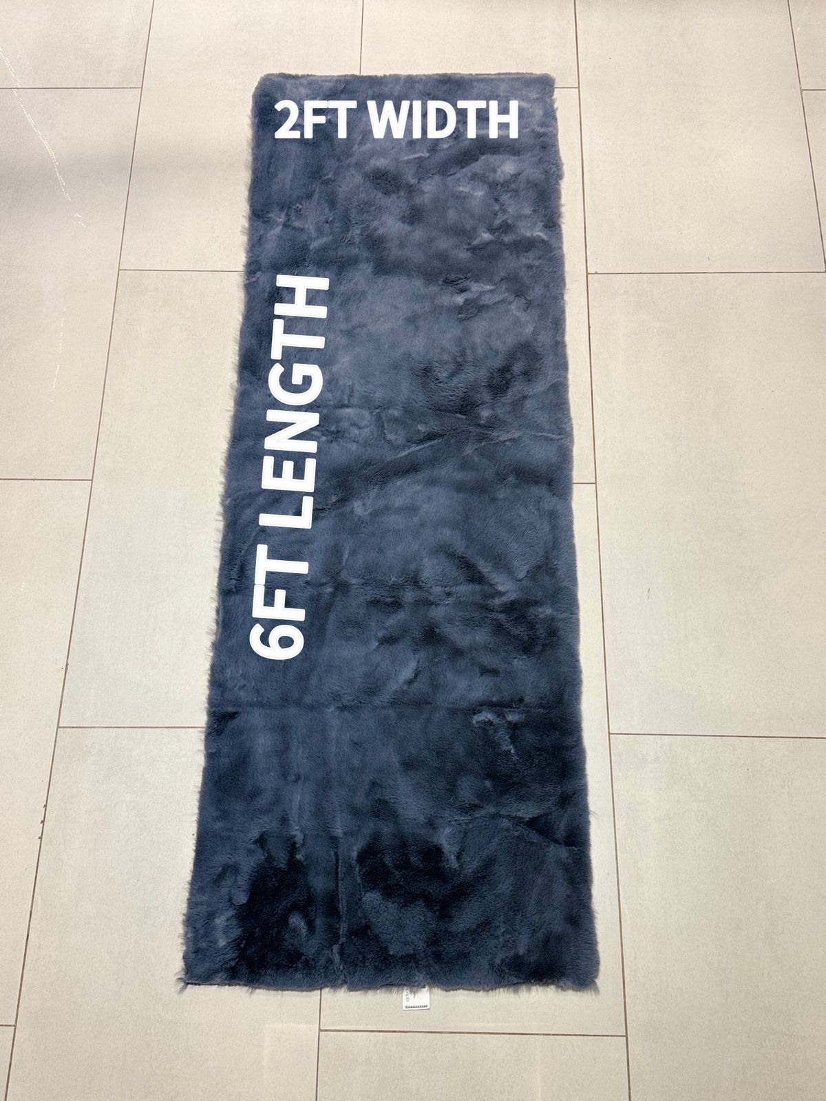 Rabbit Fur Runner 6x2 Ft