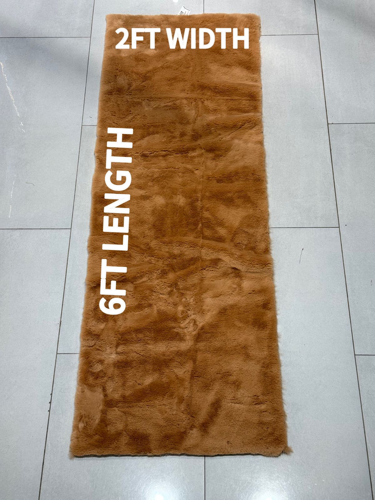 Rabbit Fur Runner 6x2 Ft