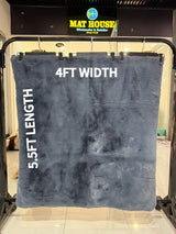 Rabbit Fur Rug/Centerpiece 5.5x4 Ft