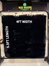 Rabbit Fur Rug/Centerpiece 5.5x4 Ft