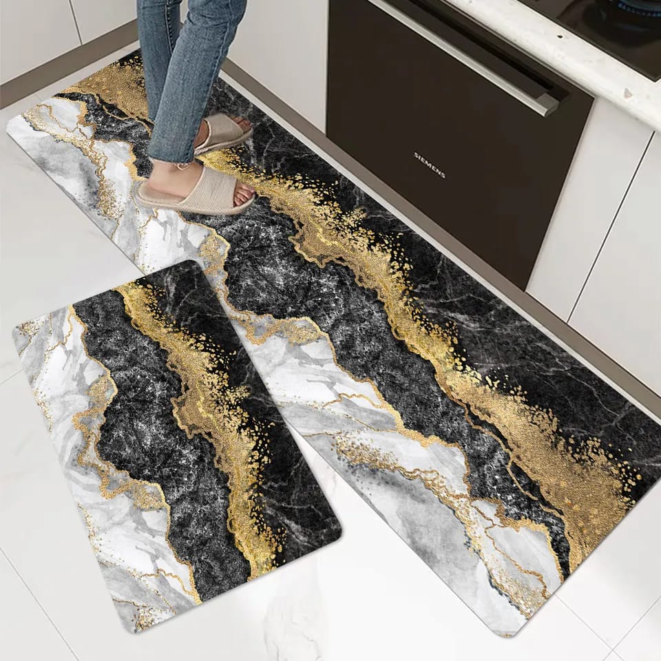 Large Size Anti Slip Water Absorbent Runner With Mat  (4.5x1.5 ft)