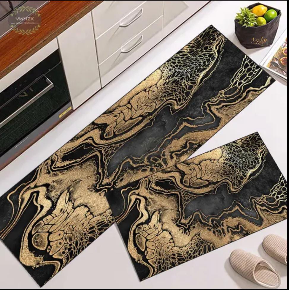 Large Size Anti Slip Water Absorbent Runner With Mat  (4.5x1.5 ft)