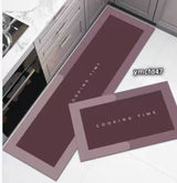 Extra Large Size Anti Slip Water Absorbent Runner With Mat (6x2 ft)