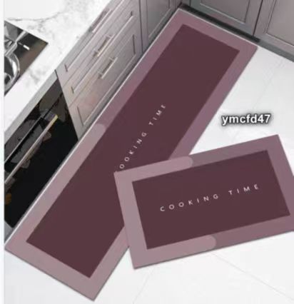 Extra Large Size Anti Slip Water Absorbent Runner With Mat (6x2 ft)