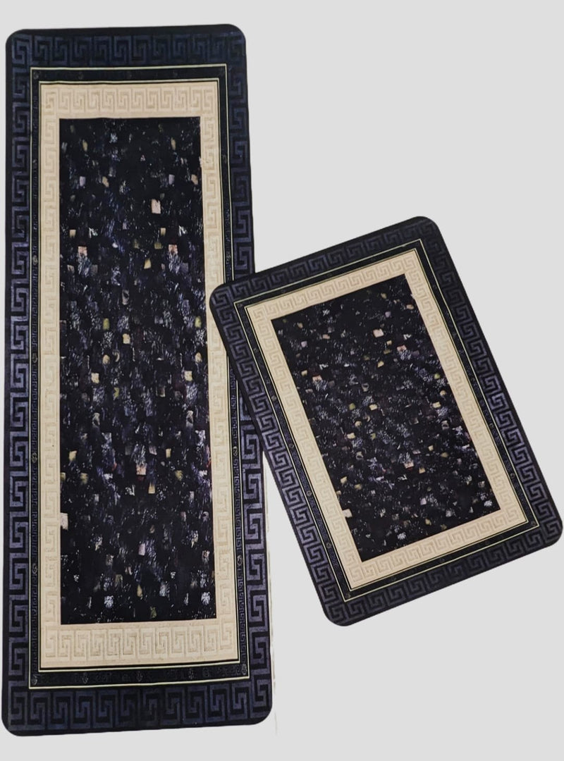 Large Size Anti Slip Water Absorbent Runner With Mat  (FREE DELIVERY😍)