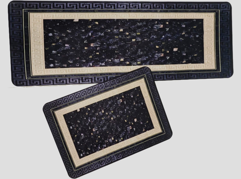 Large Size Anti Slip Water Absorbent Runner With Mat  (FREE DELIVERY😍)