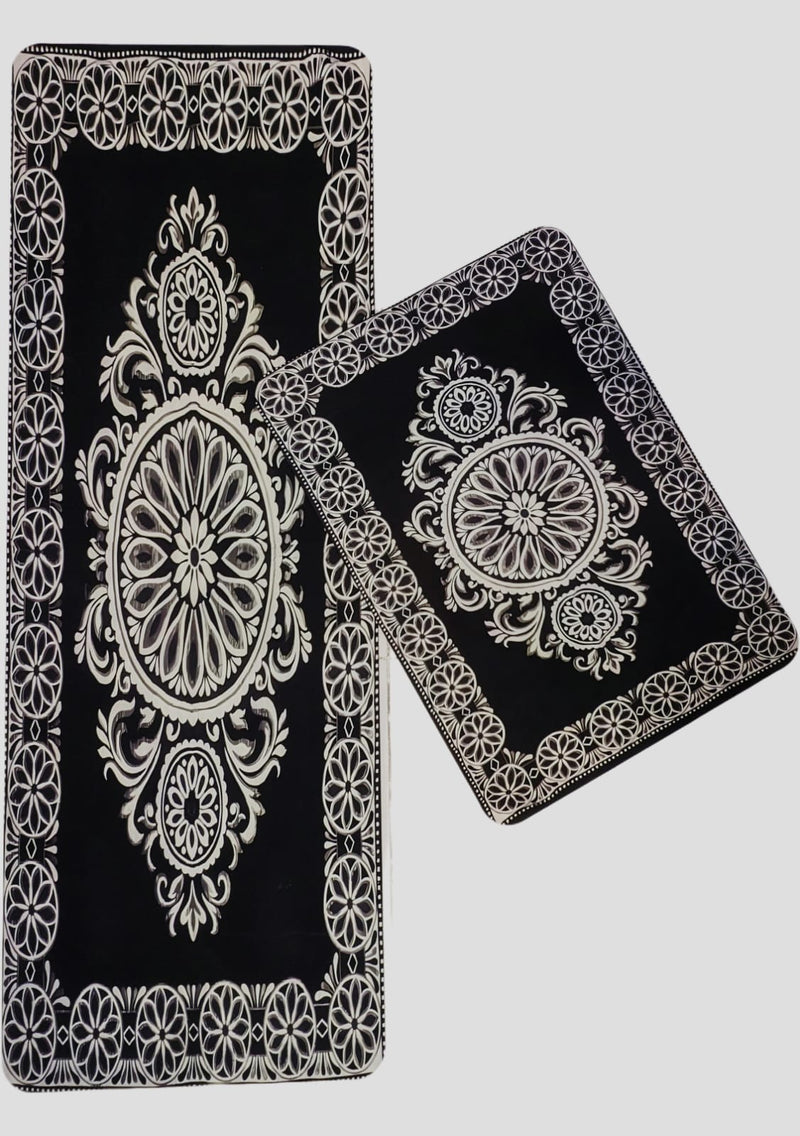 Large Size Anti Slip Water Absorbent Runner With Mat  (FREE DELIVERY😍)