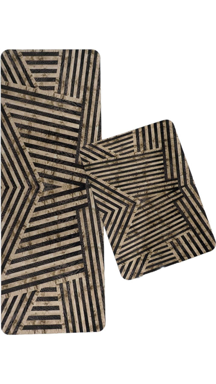 Large Size Anti Slip Water Absorbent Runner With Mat  (FREE DELIVERY😍)