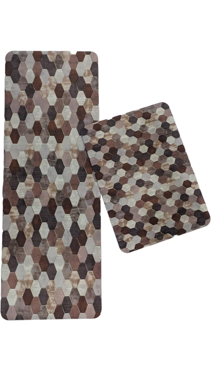 Large Size Anti Slip Water Absorbent Runner With Mat  (FREE DELIVERY😍)