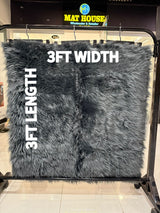Sheep Fur Rug/Centerpiece 3.28x3.28 Ft
