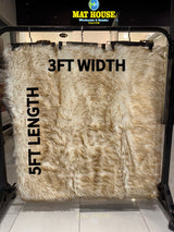 Sheep Fur Rug/Centerpiece 5x3 Ft
