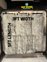 Sheep Fur Rug/Centerpiece 5x3 Ft