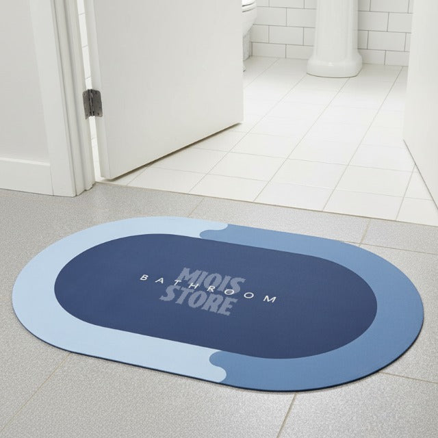 2 Pcs Large Size Water Absorbent Anti-Slip Mat (2.25x1.5 ft)