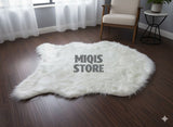 Luxury Soft Faux Sheepskin Rug/Centerpiece 3x2 Ft