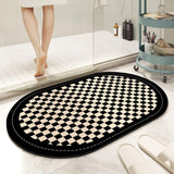 2 Pcs Large Size Water Absorbent Anti-Slip Mat (2.25x1.5 ft)