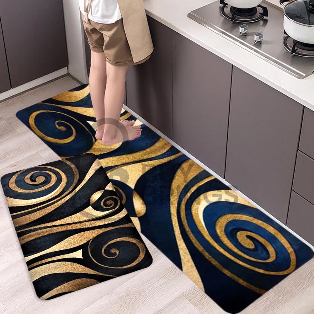 Medium Size Anti Slip Water Absorbent Runner With Mat  (4x1.25 ft)