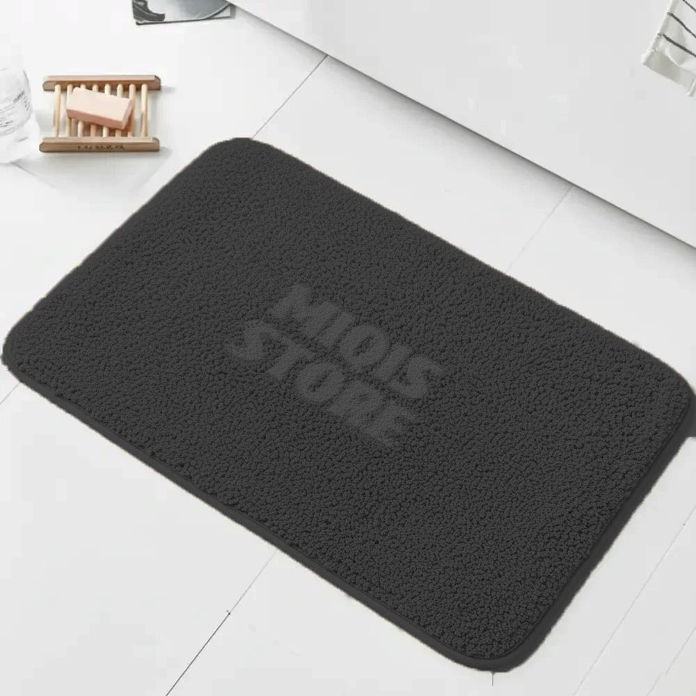 Premium Comfort Shaggy Mat (Medium Dark Grey)