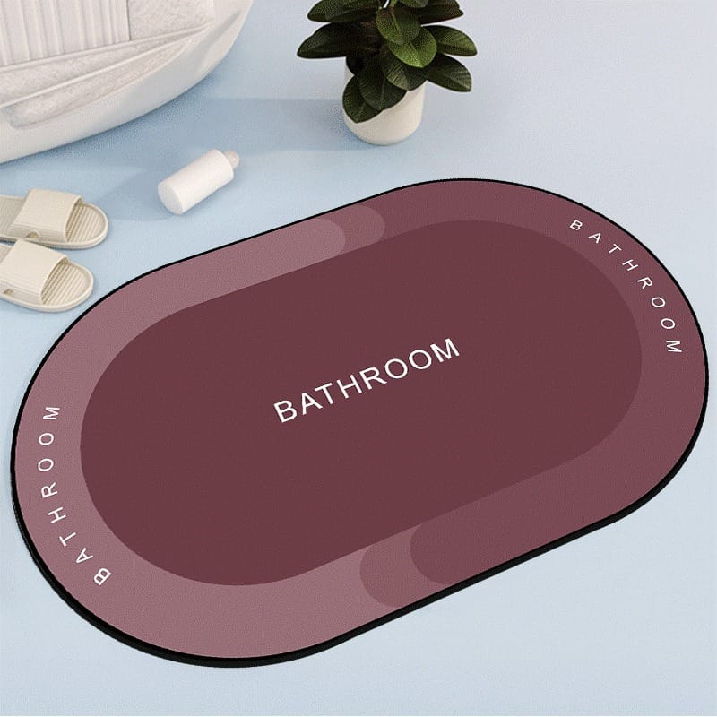 2 Pcs Medium Size Water Absorbent Anti-Slip Mat (FREE DELIVERY😍)