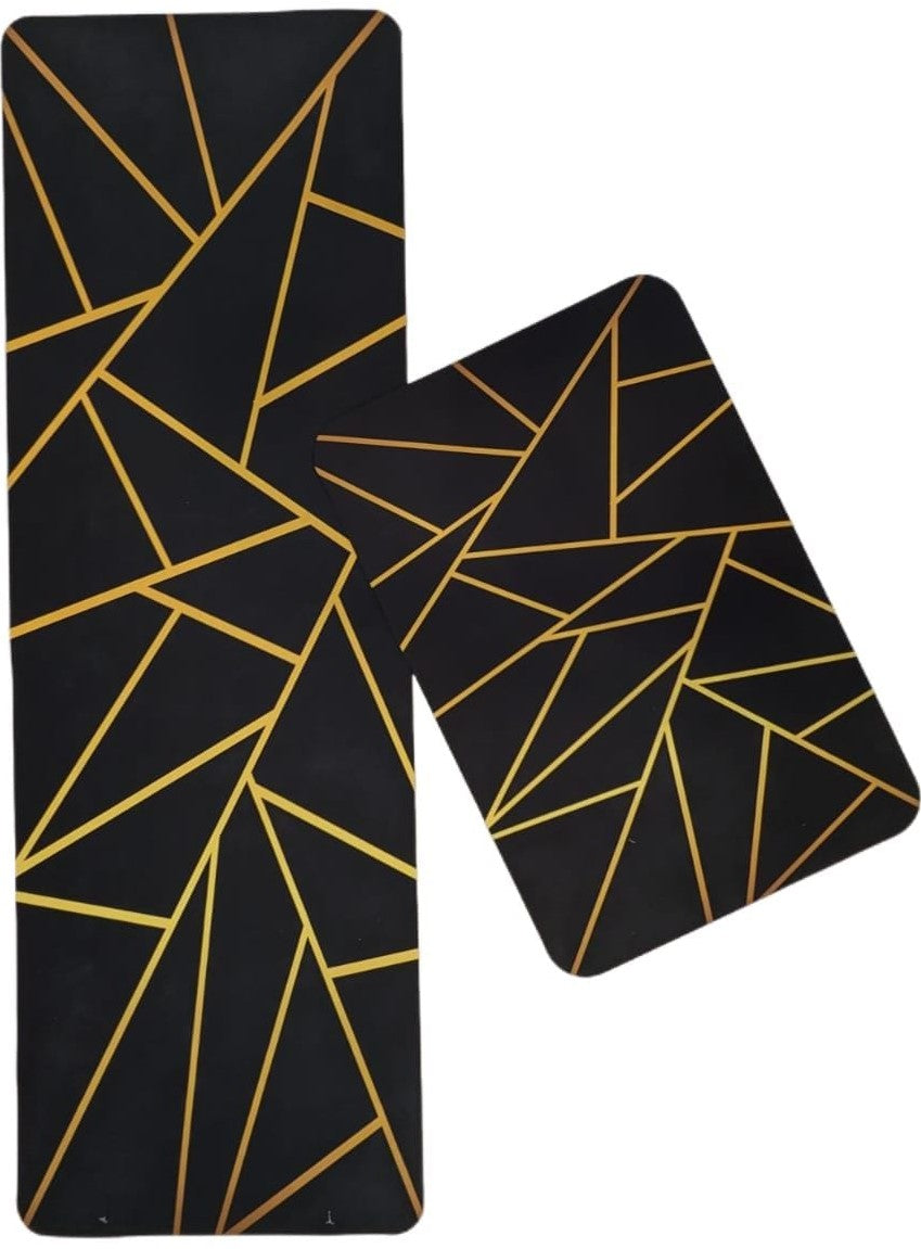 Extra Large Size Anti Slip Water Absorbent Runner With Mat (6x2 ft)