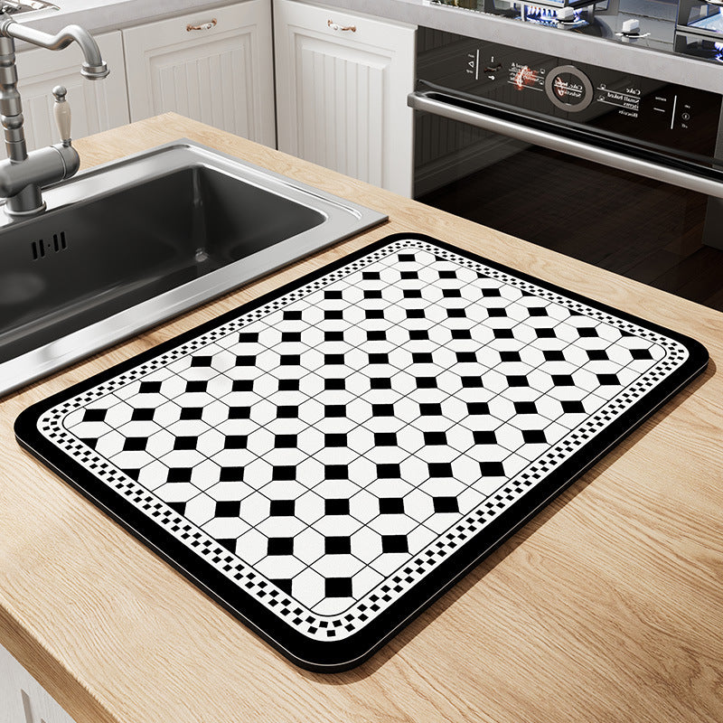 Dish Drying/Dining Table Mat (W) (FREE DELIVERY😍)