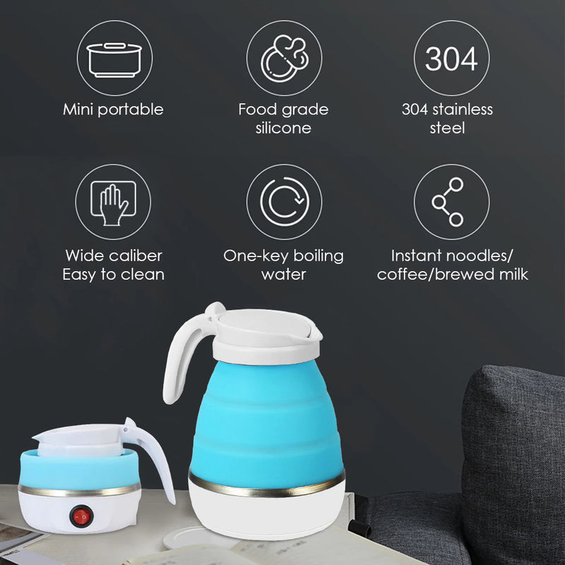 Travel Portable Silicone Foldable Electric Kettle