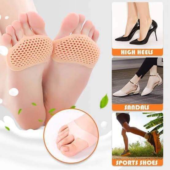 Anti Slip Silicone Insole Forefoot Pads Pair