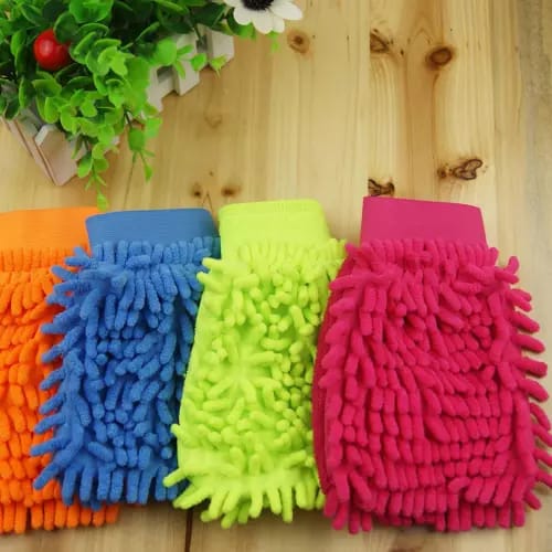 Micro Fiber Cleaning Gloves